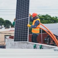 solar panel installation